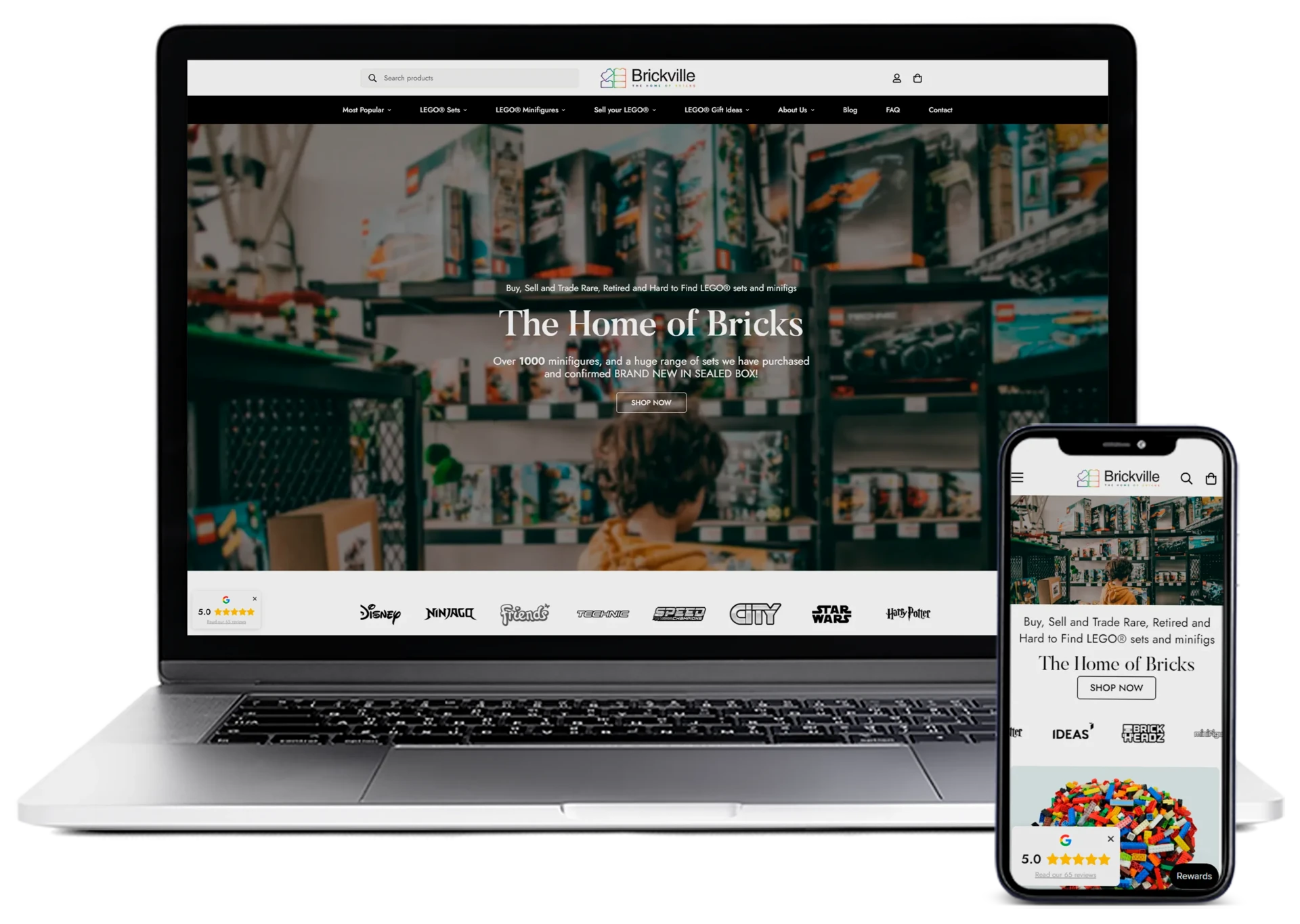 eCommerce websites built by Revamped